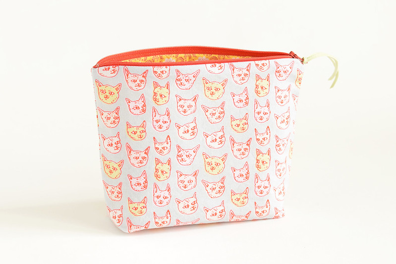 Gritty Kitties Boxy Pouch