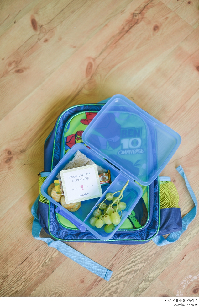 Back to School lunch box printables
