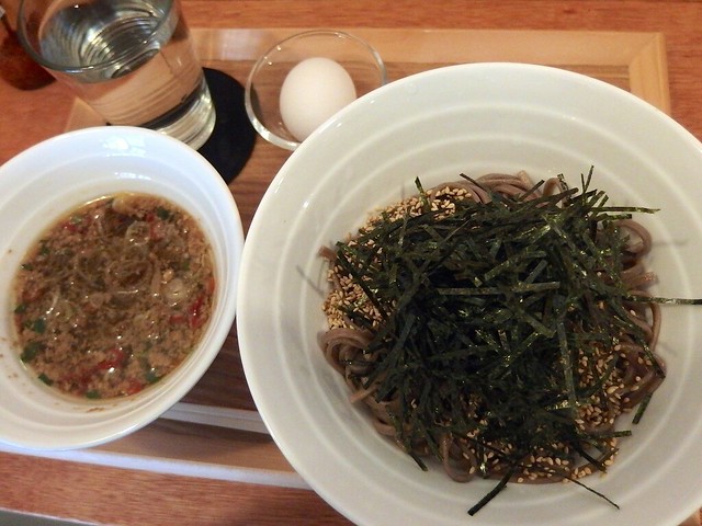 スタミナ冷そば 750円 麹町 Soba Stand そばうさ タムラブログ