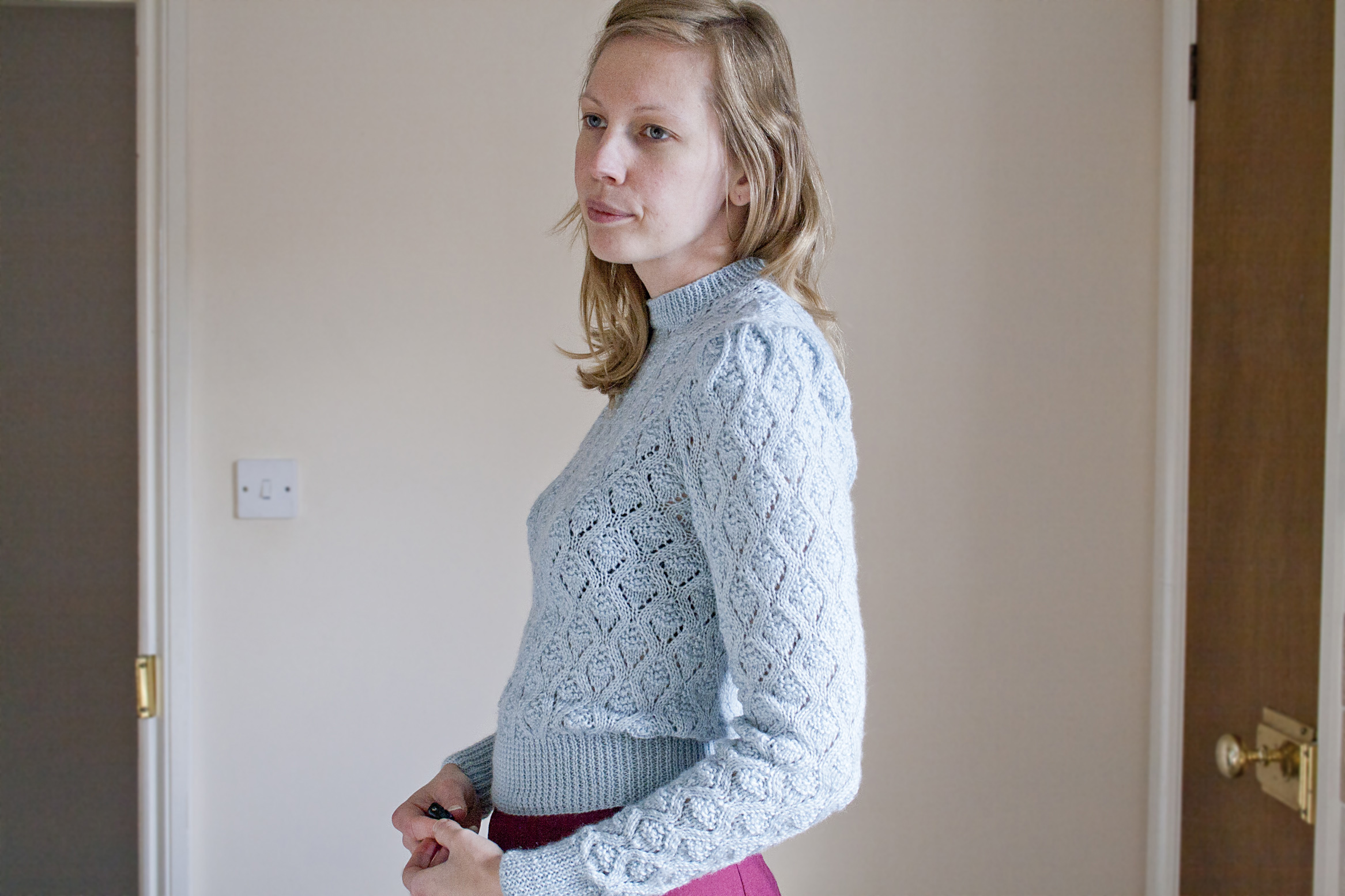 Finished: My First Lace! 1940s Lace Jumper | Renée And The Cat's Meow