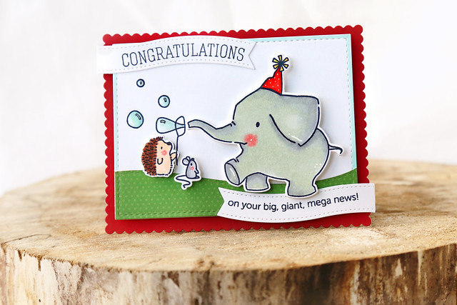 Ella and friends {mama elephant stamp highlight}