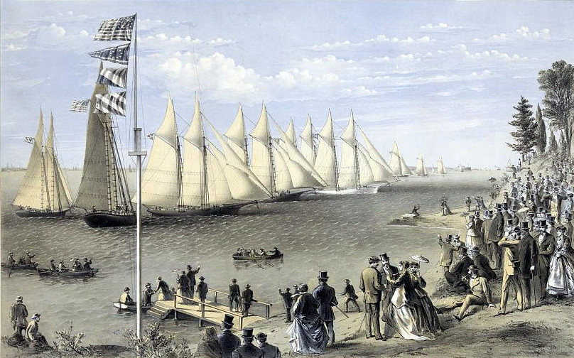 The New York yacht club regatta, 1869
