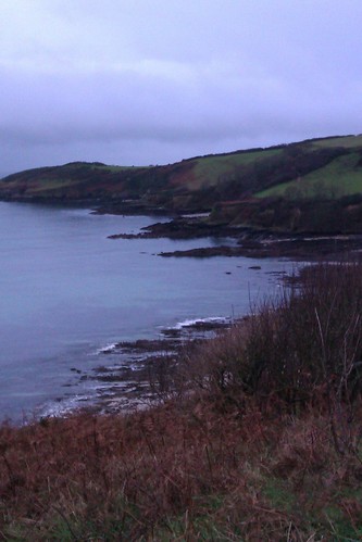 The rugged Cornish coast