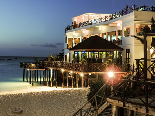 longexposure sunset beach tanzania island lights evening zanzibar nungwi zhotel