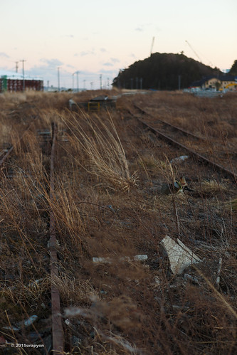 railroad station japan canon landscape rail railway tsunami 日本 railways 海岸 fukushima 2015 福島 福島県 津波 2470f28l eos6d ef2470f28lusm 双葉郡