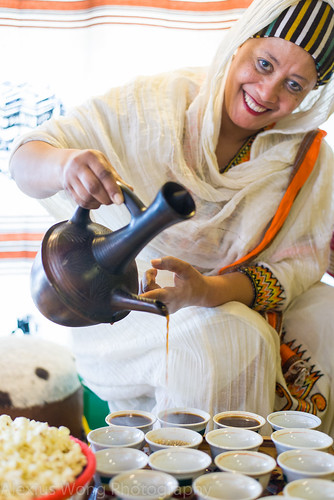 Ethiopian Coffee Ceremony, Askale Cafe, Washington DC