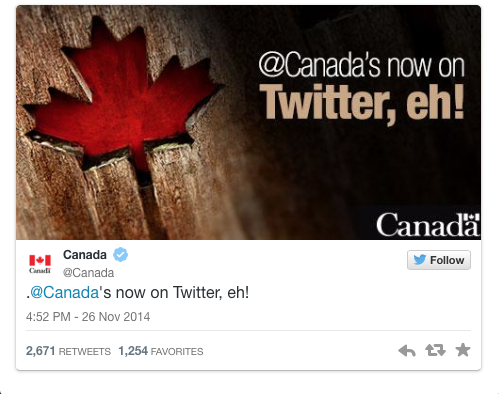 Canada on Twitter
