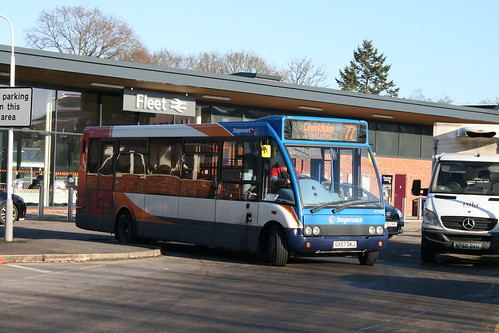 Stagecoach South 47540 on Fleet Buzz Route 77, Fleet Station