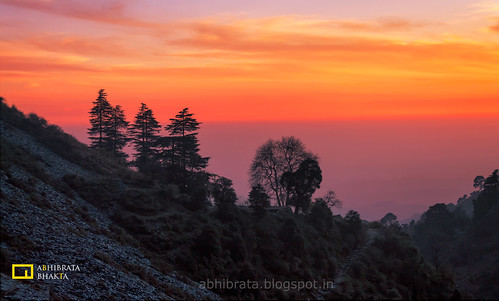 Sunset at Dharmashala