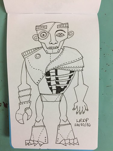 24 Inktober 2016 - Cyborg - Mechanical Monster