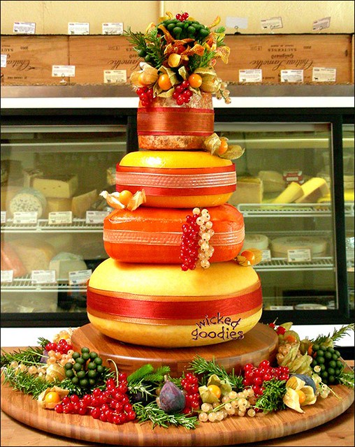 Cheese Wedding Cake by Wicked Goodies