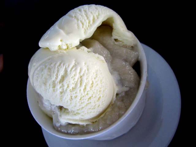 Payung Cafe durian ice cream