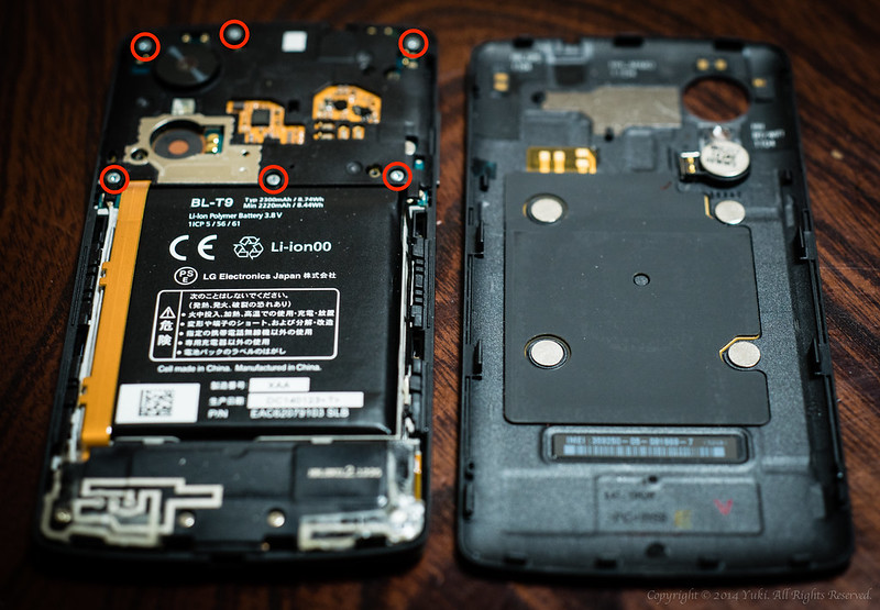 Nexus5 changing battery 3