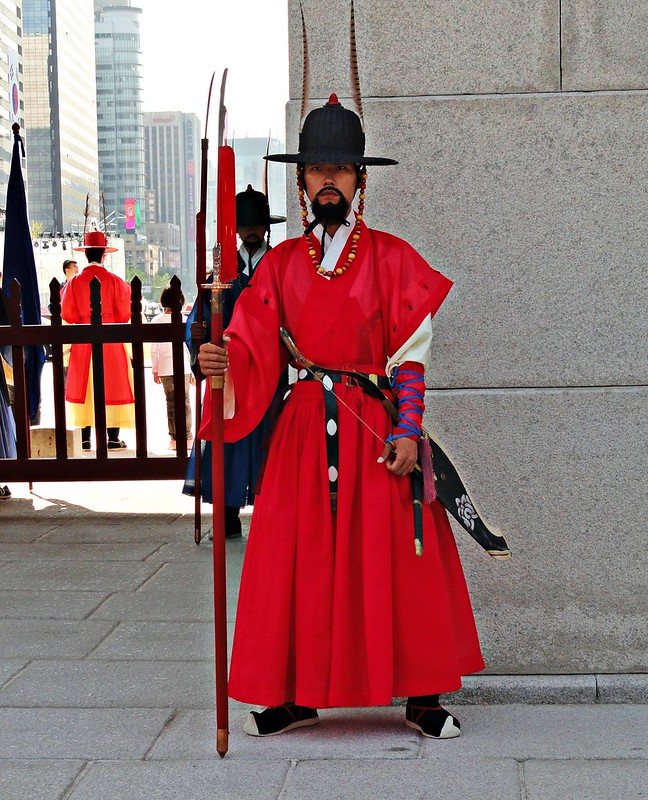 Guard at Gyeongbokgung, Seoul