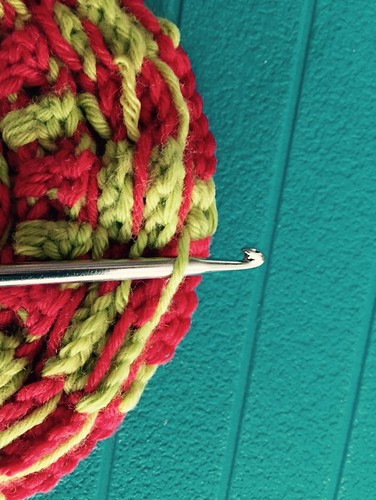 Tapestry crochet hat test