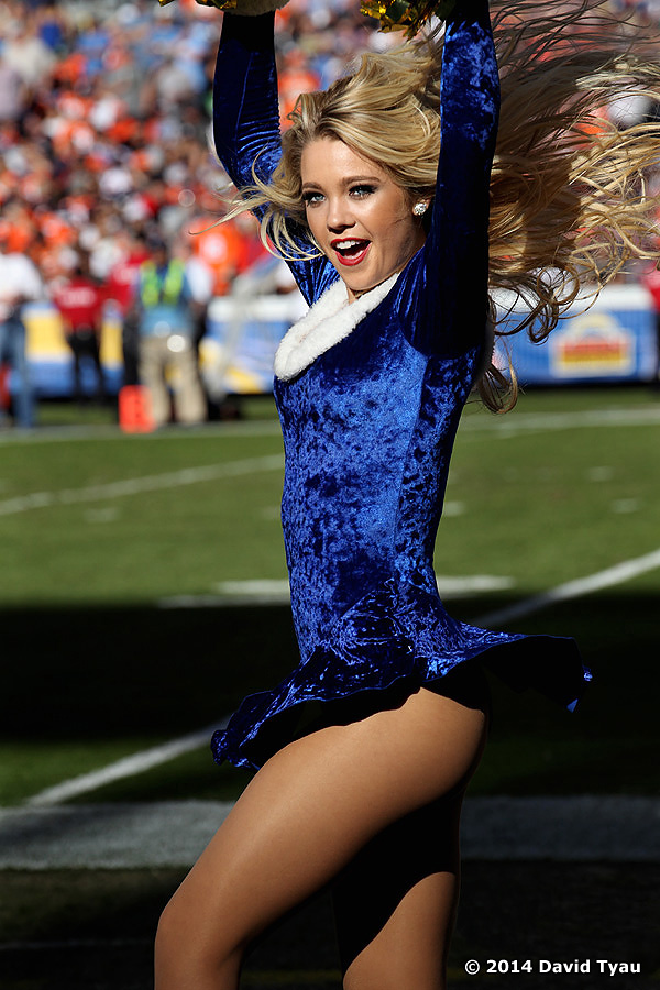 chargers cheerleader outfit