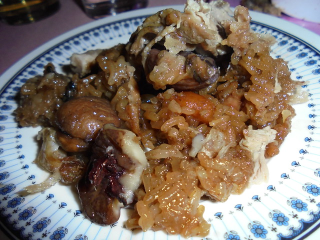 Duck with glutinous rice