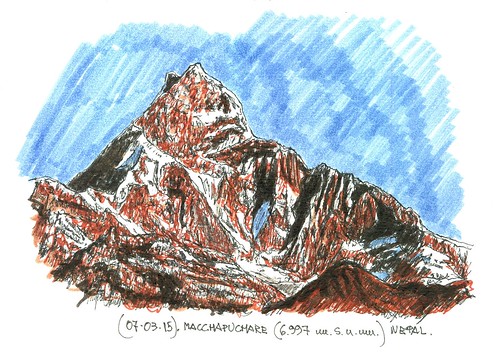 Machhaphuchhare (6.997 m.s.n.m.). Nepal