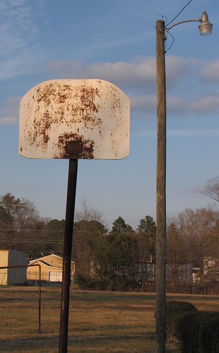 abandoned basketball northcarolina basketballhoop firststreet parkton ruralsouth amezionchurch robesoncounty smalltownnorthcarolina hatcherschapelamezionchurch