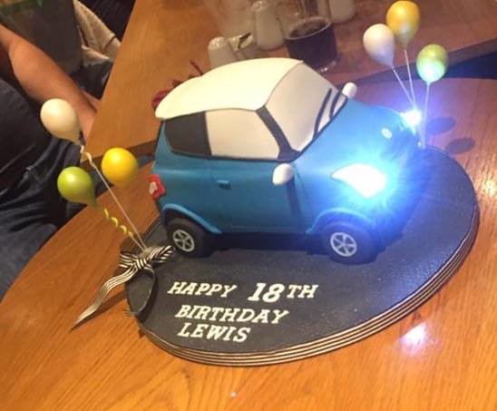 Car Cake by Marie Neville Smith‎