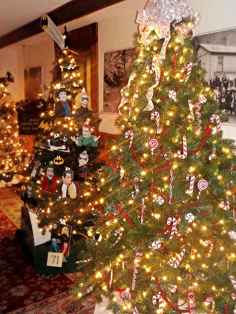 Night Viewing of the trees at the Festival of Trees at Southwest Virginia Museum Historical State Park