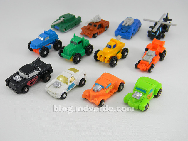 Transformers Micromaster Hot Rod Patrol (Big Daddy, Trip Up, Greaser, Hubs) - Transformers G1 Micromasters - modo alterno