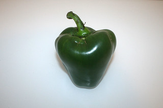 02 - Zutat grüne Paprika / Ingredient green bell pepper