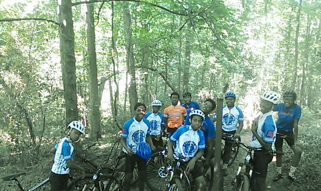 Armstrong High School Cycling Team at Pocahontas State Park Virginia