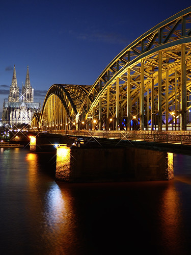 germany rhine colognecathedral hohenzollernbridge