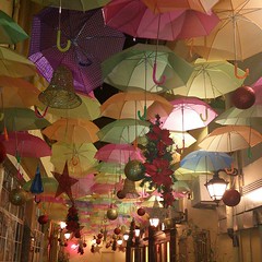 Colorful holiday decorations -  #umbrella theme