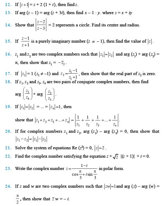 Complex Numbers and Quadratic Equations