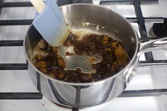 briefly cook your brown sugar caramel