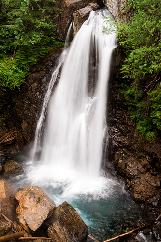longexposure canada nature waterfall rocks vancouverisland strathconaprovincialpark ladyfalls