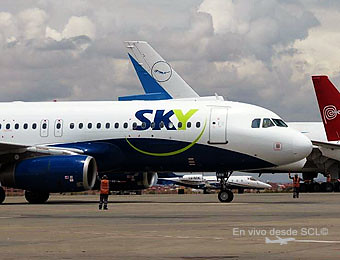 Sky Airline A320 CC-ABW en LPB (F. Ruiz)