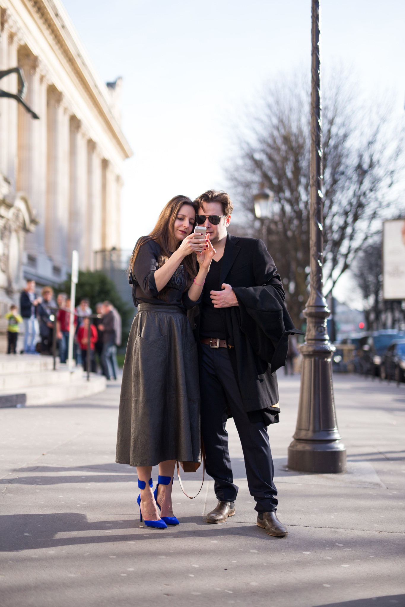 Street Style - Louisa-Victoria & Christian, Paris Fashion Week