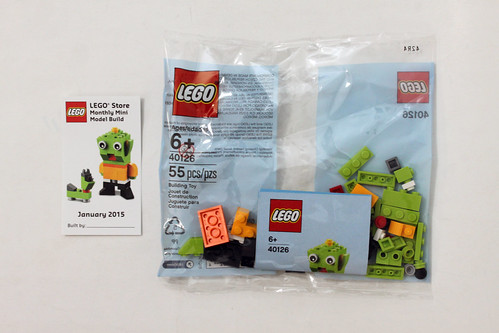 LEGO January 2015 Monthly Mini Build - Alien (40126)