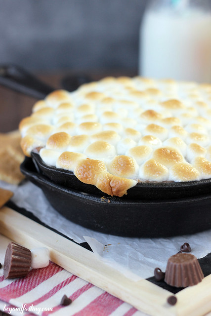 Reese's Peanut Butter Cup S'mores Dip