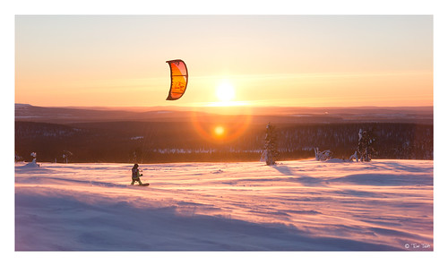 finland kiteboarding kitesurfing lapland snowkiting kiteboarder