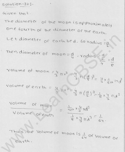 RD Sharma Class 9 solutions Chapter 21 Surface Area and volume of A Sphere Ex 21.1 29