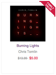 Burning Lights CD at Family Christian