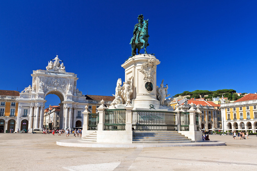 Commerce square Lisbonne