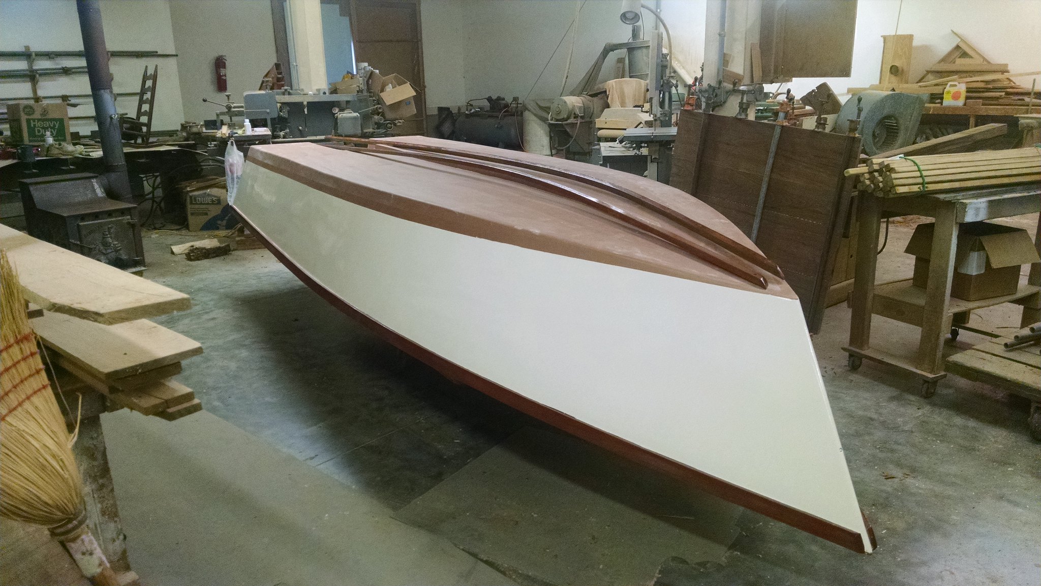 Converting a wooden net boat into a flats skiff | Dedicated To The ...