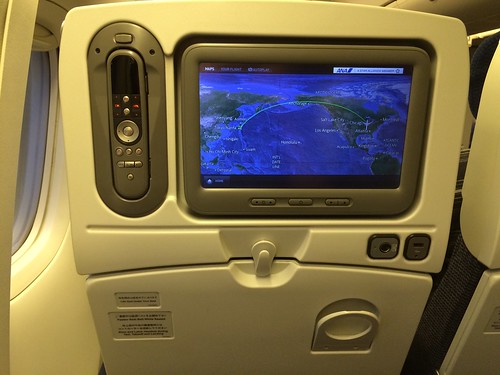 ANA 777-300ER economy class seat back