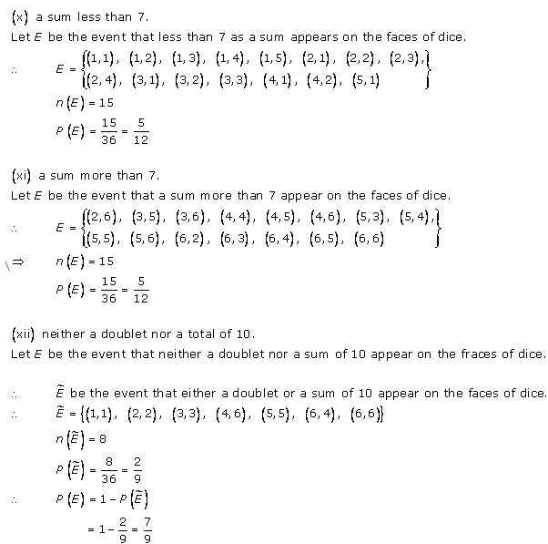 RD-Sharma-class-11 Solutions-Chapter-33-Probability-Ex-33.3-Q-3 iii