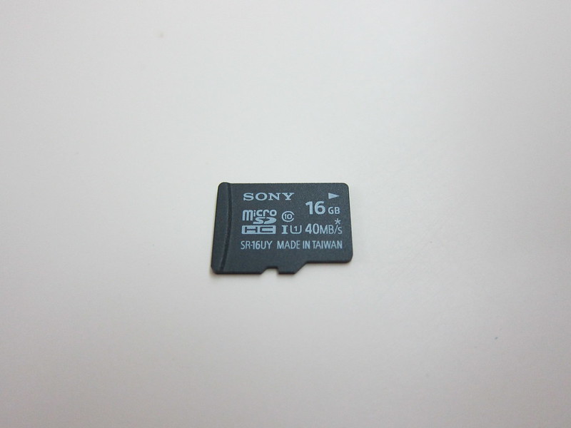 Sony 16GB Class 10 Micro SDHC R40 Memory Card