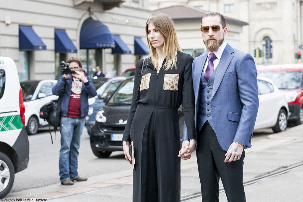 Gucci, Milan Fashion Week, Street style