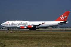 Virgin Atlantic B747-4Q8 G-VHOT LHR 12/08/1995