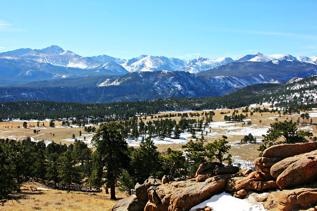 Rocky Mountain National Park helmikuu