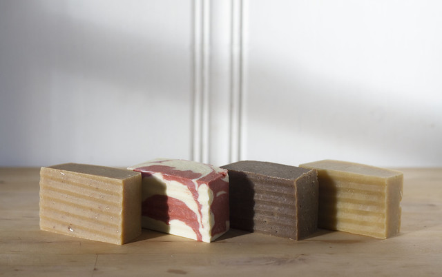 homemade cold-process soap