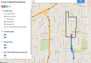 Highland parade route 2015